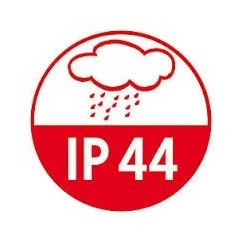 Optie: IP44 ipv IP34, alleen voor type 5000A en 5000B