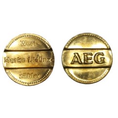 AEG waardemunten 21,2mm 100 stuks