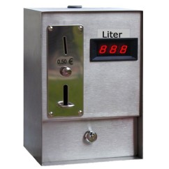 24V / RVS muntautomaat basis met liter aanduiding 9000E